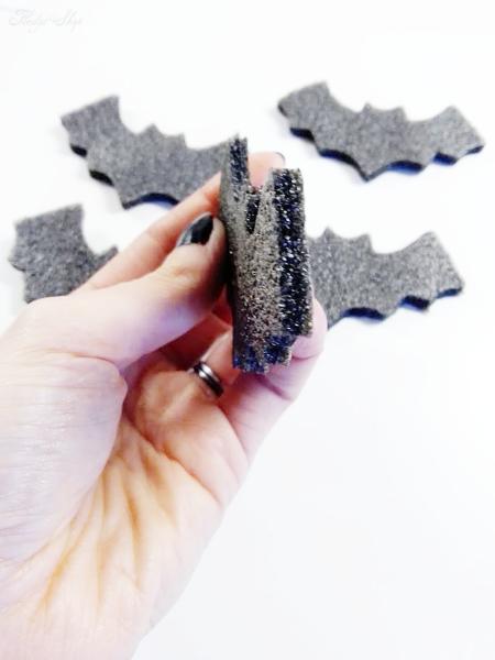 6 Schaumstoff Fledermäuse